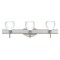 Besa Lighting Tay Tay Vanity, Opal Matte, Satin Nickel Finish, 3x40W Halogen 3SW-560507-SN - alternate 1